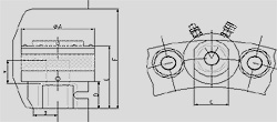 SLTS系列液压螺栓拉伸器外形尺寸