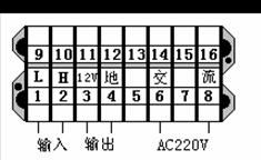 MCK-C型传感器专用数显表接线图