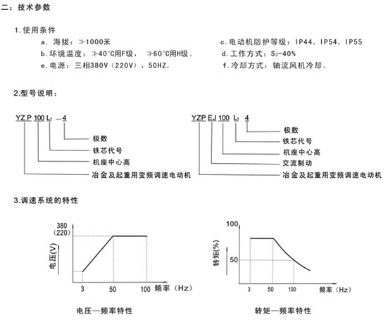 速制动三相异步电动机型号