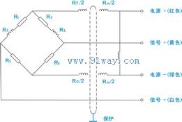 ns-th2系列称重传感器接线图