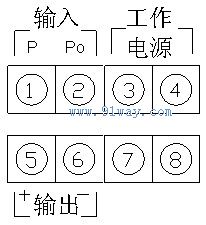 PA-21单相电压变送器接线图