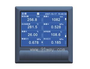 VX5000R蓝屏无纸记录仪