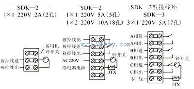 SDK-2/3石英时控开关接线图
