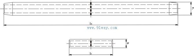 JY-BG铝包钢芯铝绞线用液压对接接续管安装示意图