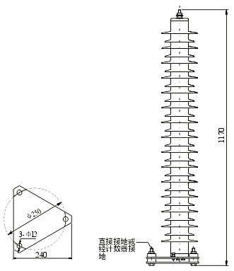 HY5W-110kVϵбװߴ