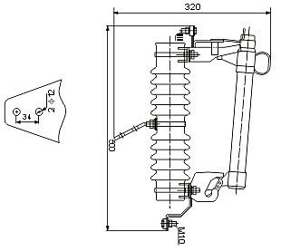 RW11-10kVϵеʽ۶װߴ