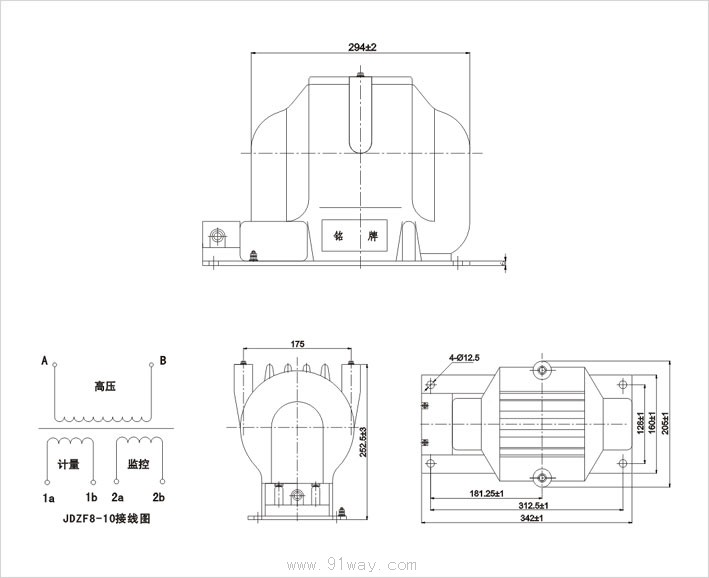 JDZF8-10ϵеѹγߴ