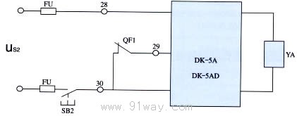 DW15,DWX15系列万能式断路器接线图1