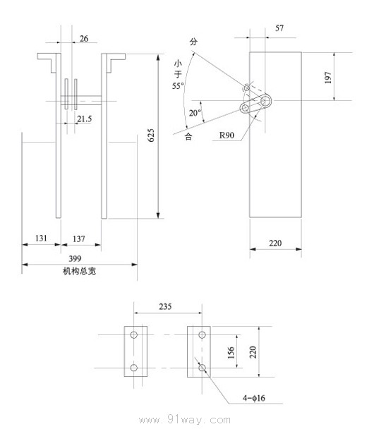 CT14G(DW17-35)͵ɲٶγߴ