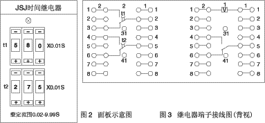 JSJ-4交流断电延时继电器接点图