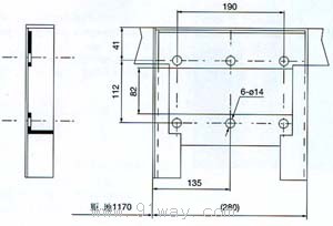 JSXGN-12G系列机械闭锁外形尺寸
