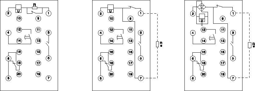 DS-20系列时间继电器接线图2