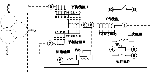 DCD-2型差动继电器接线图1