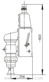 BAC防爆插接装置(ⅡB)外形尺寸