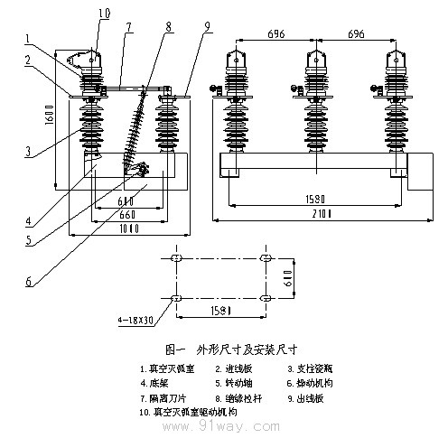 FZW36-40.5ͻѹո븺ɿʾͼ