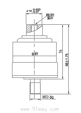 ZKTJ-250/1140型陶瓷真空开关管外形尺寸