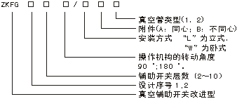 ZKFG系列真空辅助开关型号说明