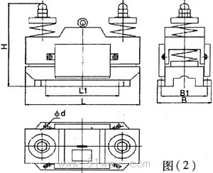 CZ型仓壁振动器外形尺寸