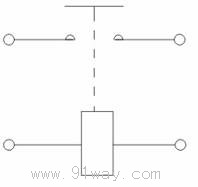 ZJW50A直流接触器接线图